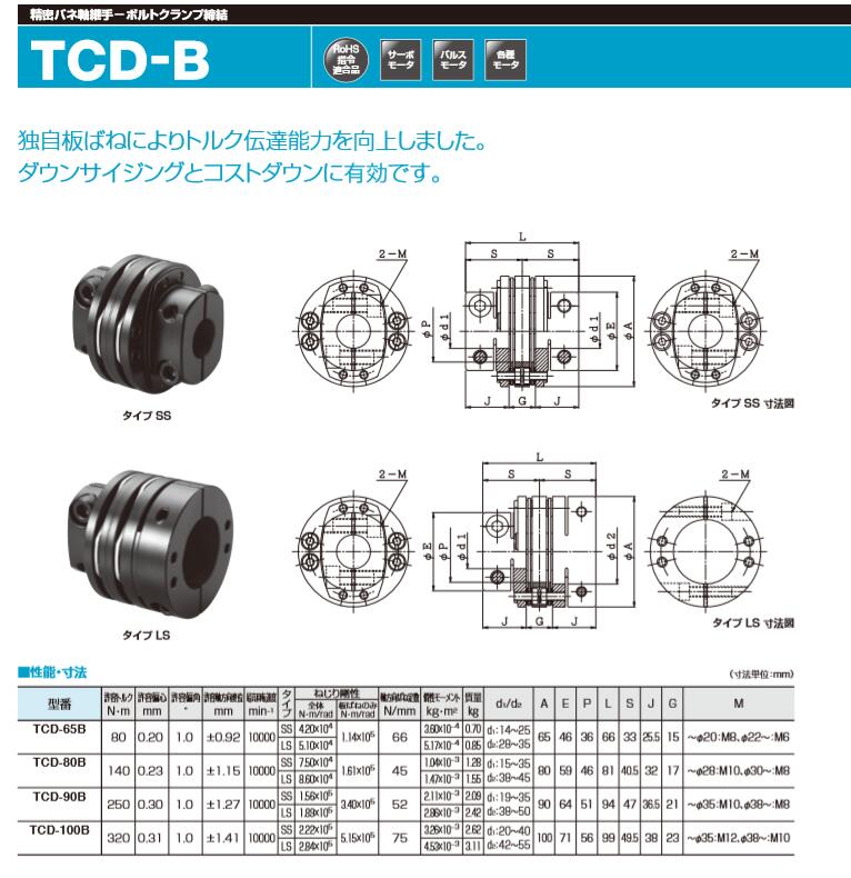 日本SAKAI酒井聯軸器型號（hào）TCD-100B-30X32