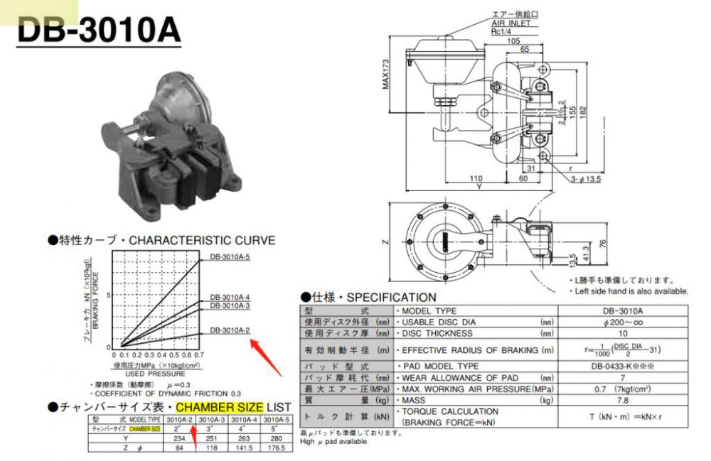 原裝進口日本SUNTES三陽製動器型（xíng）號DB-3010A-2-...