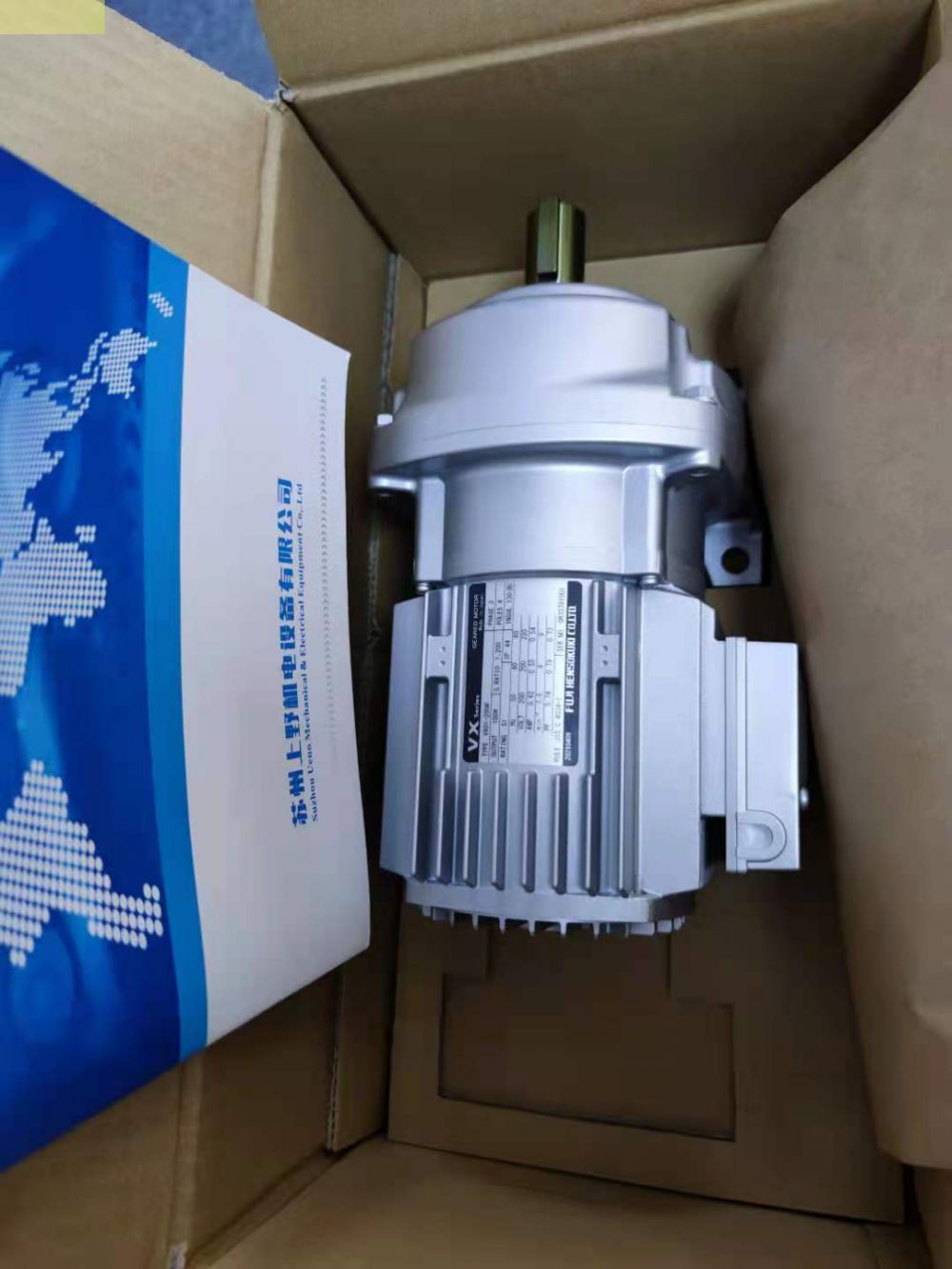 法蘭安裝 日本fuji富士變速電機型號VX01-040MF