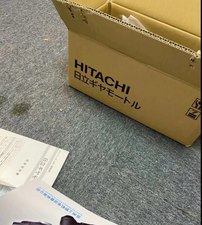 使用高性（xìng）能齒輪和加固框架的日本日立減速電機型號GP55-75...